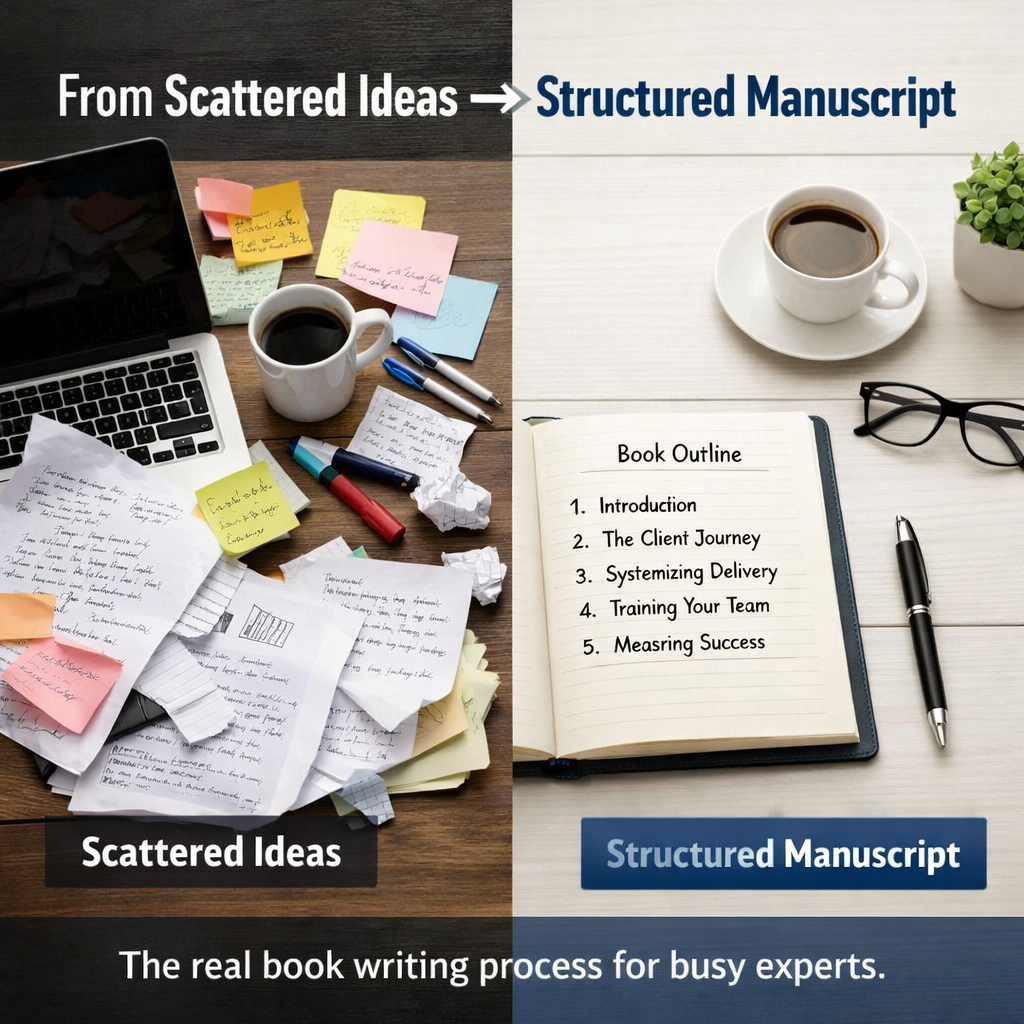From Idea to Draft: Expert Book Writing Case Study